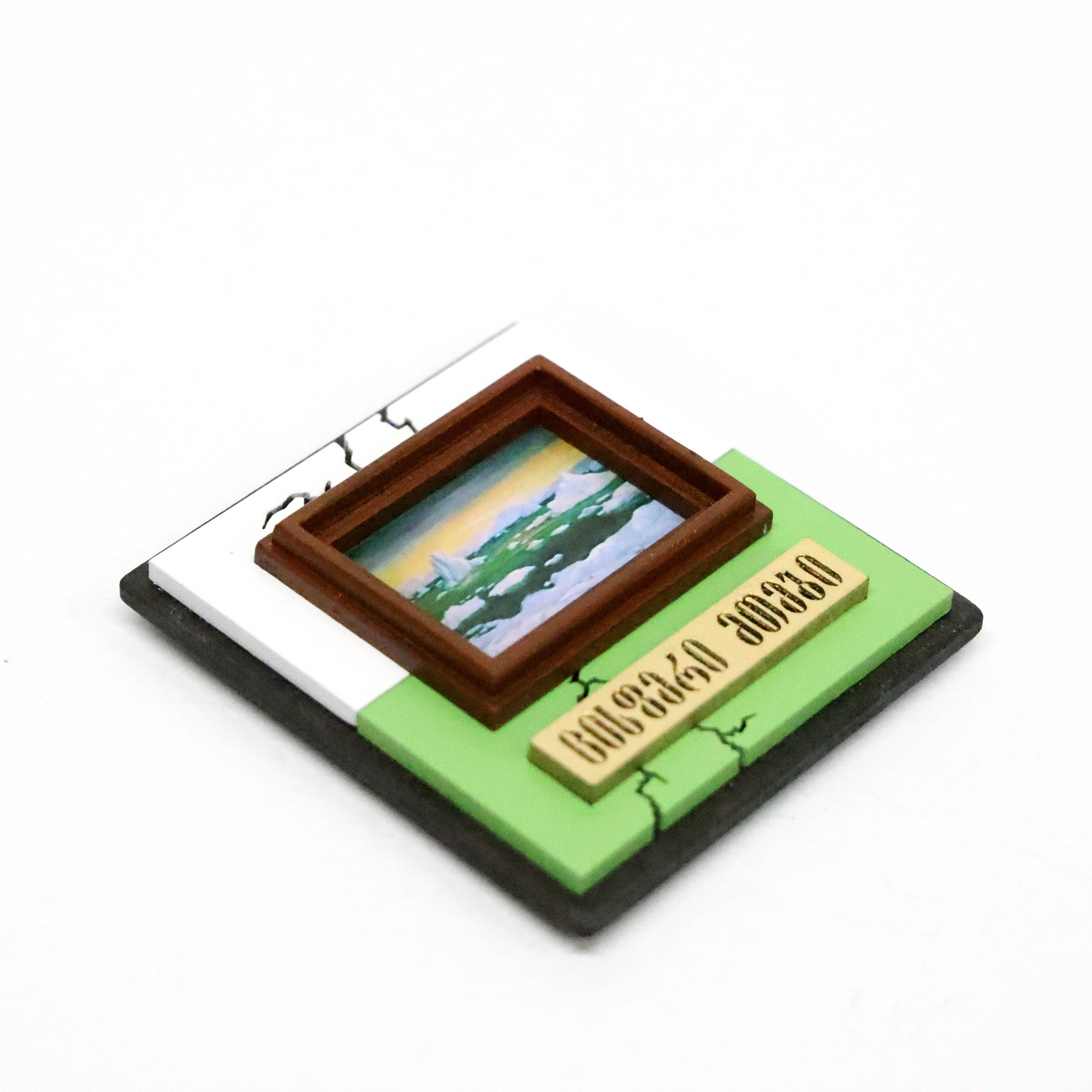 მაცივრის მაგნიტი: ცისფერი მთები