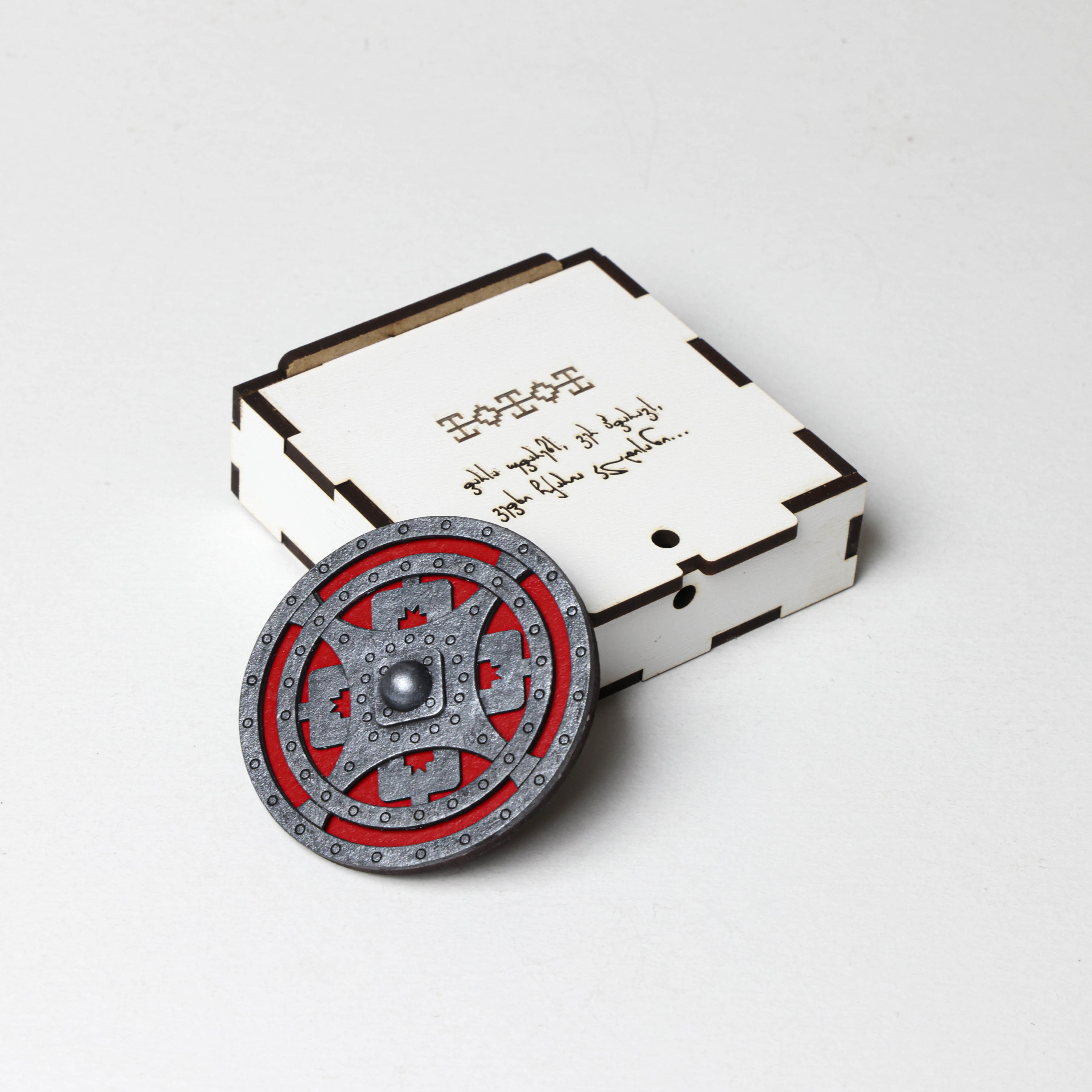 მაცივრის მაგნიტი: ხევსურული ფარი