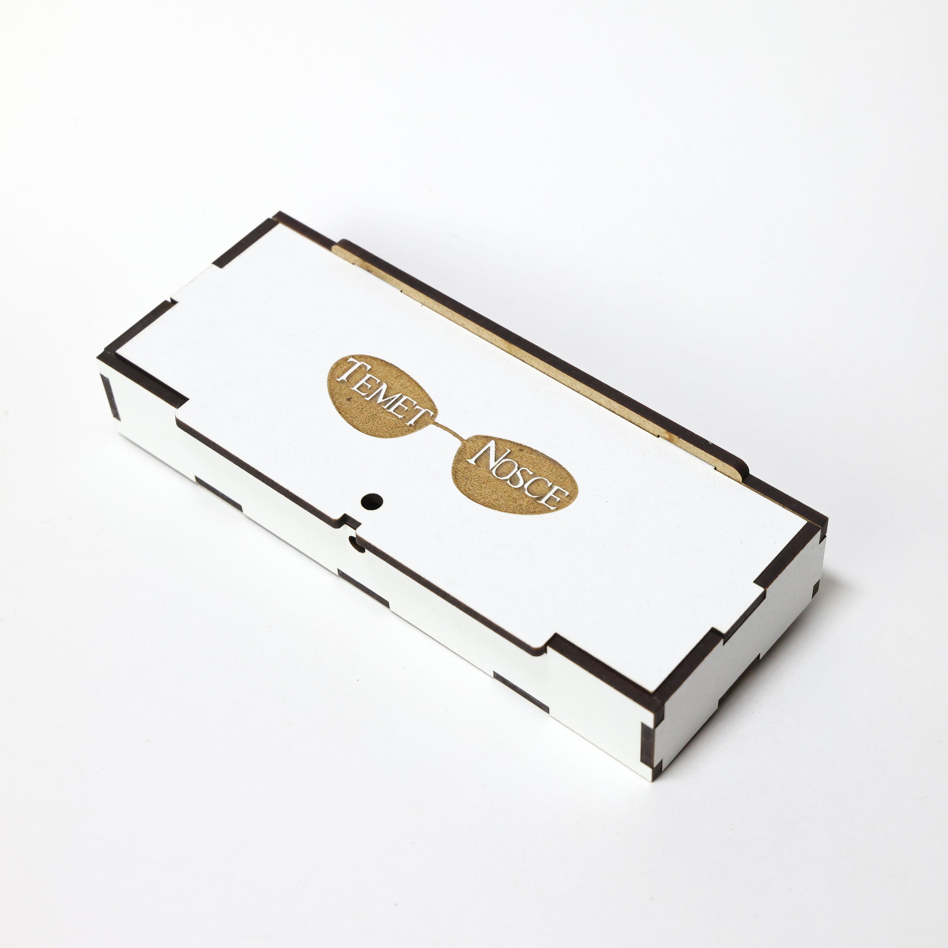 Fridge magnet: Temet Nosce – The Matrix Inspired Wooden Plaque