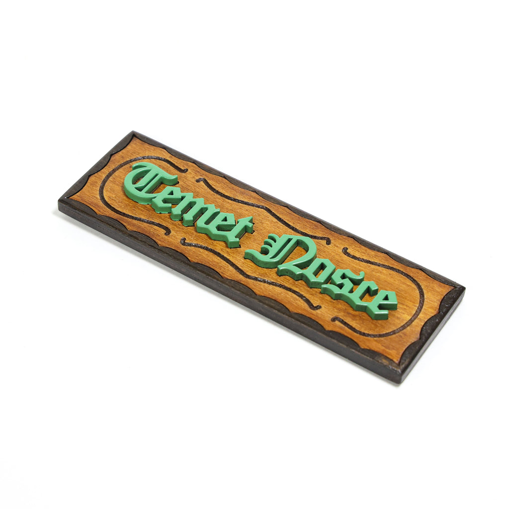 Fridge magnet: Temet Nosce – The Matrix Inspired Wooden Plaque