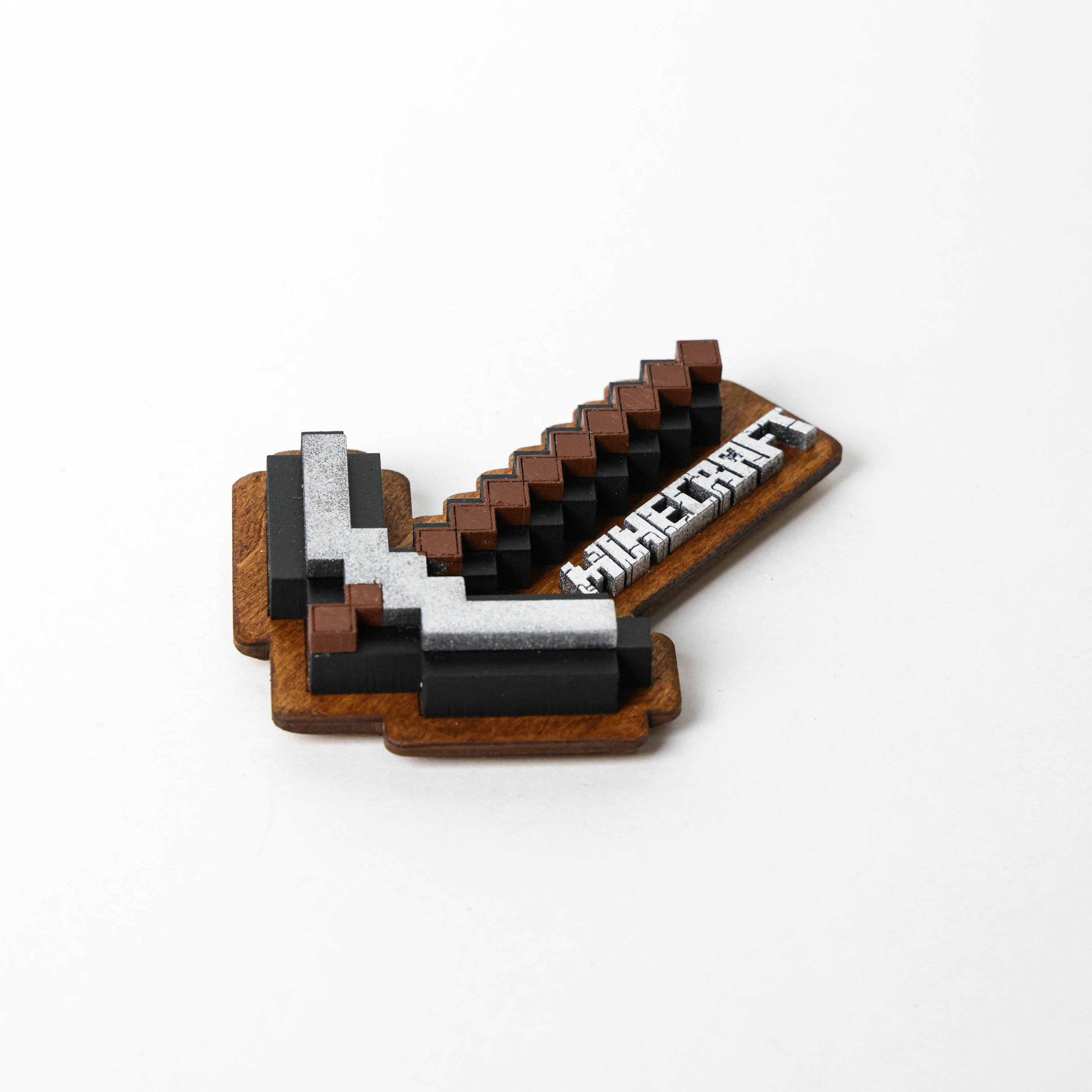 მაცივრის მაგნიტი: Minecraft Pickaxe