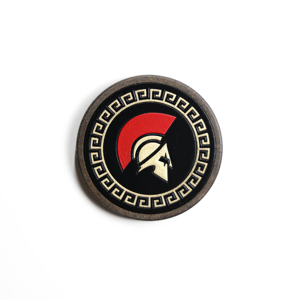 მაცივრის მაგნიტი: Spartan helmet