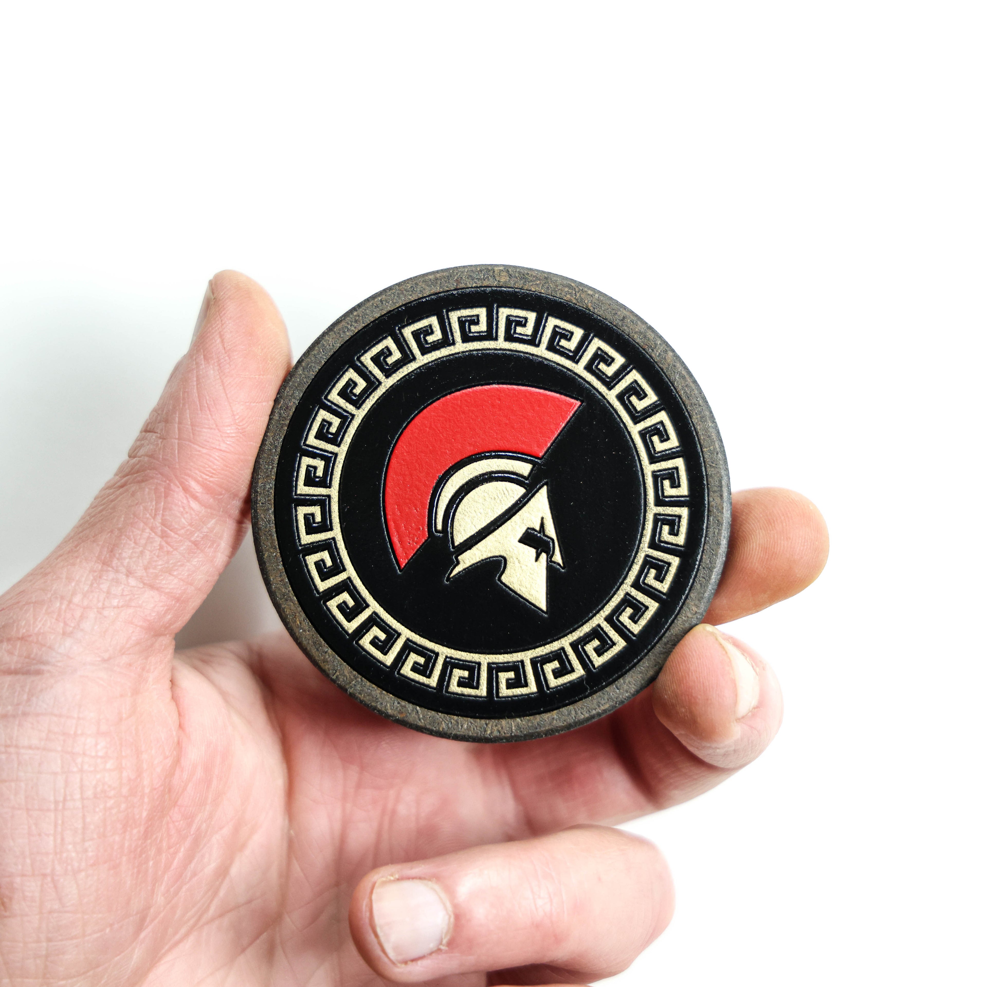 მაცივრის მაგნიტი: Spartan helmet