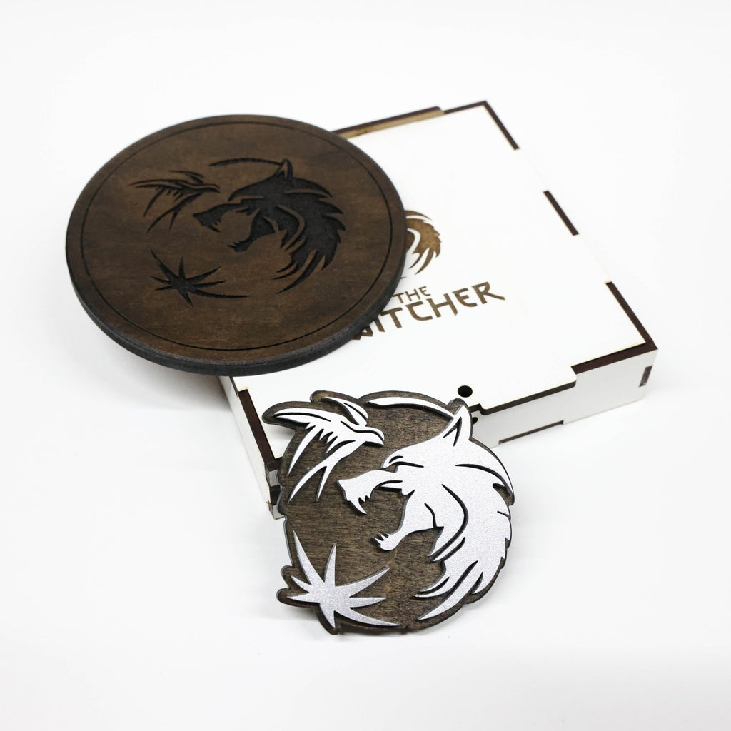 Witcher - fridge magnet & coaster set