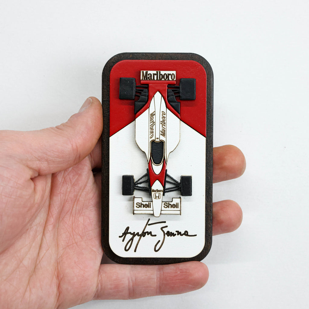 მაცივრის მაგნიტი: Formula 1 - Ayrton Senna