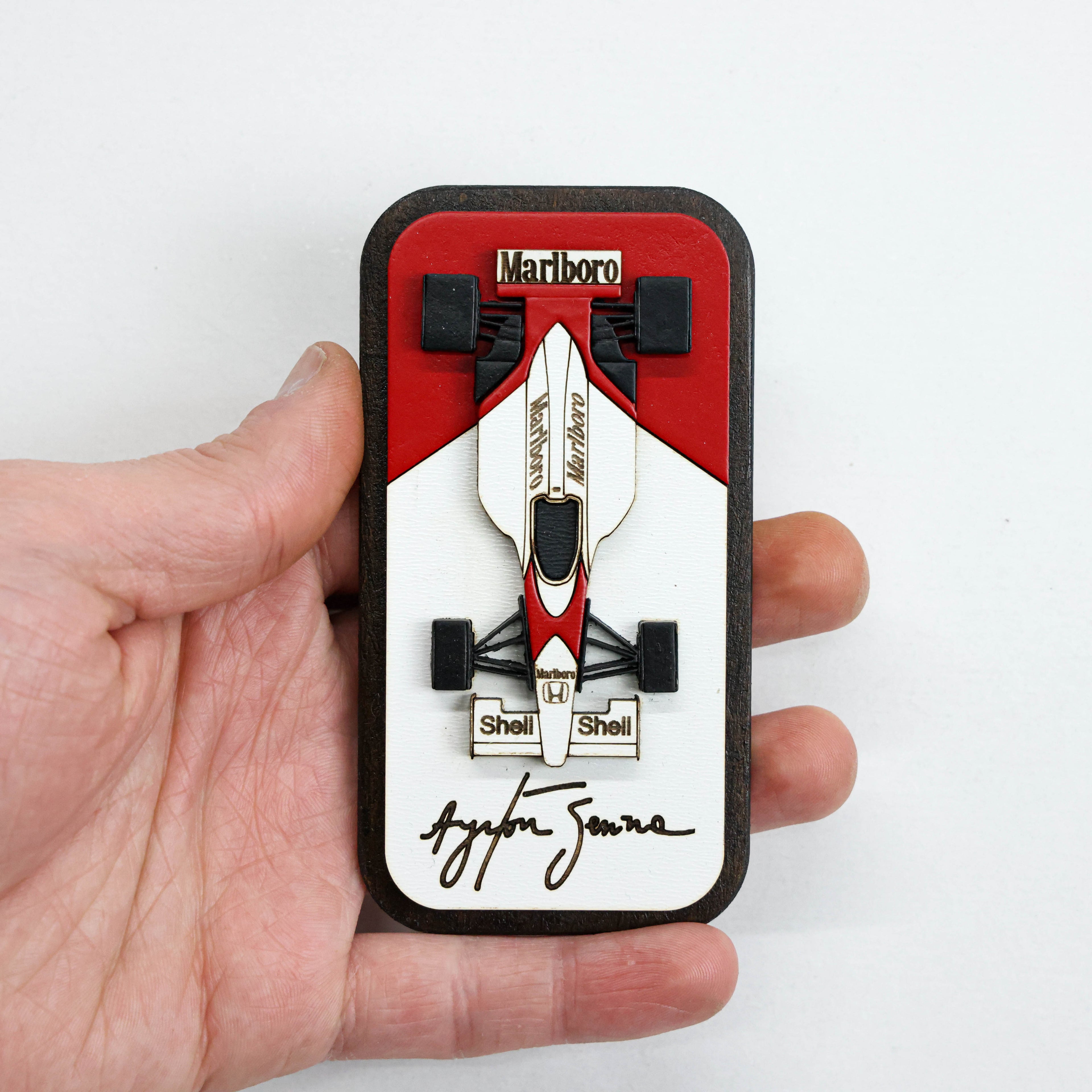 მაცივრის მაგნიტი: Formula 1 - Ayrton Senna