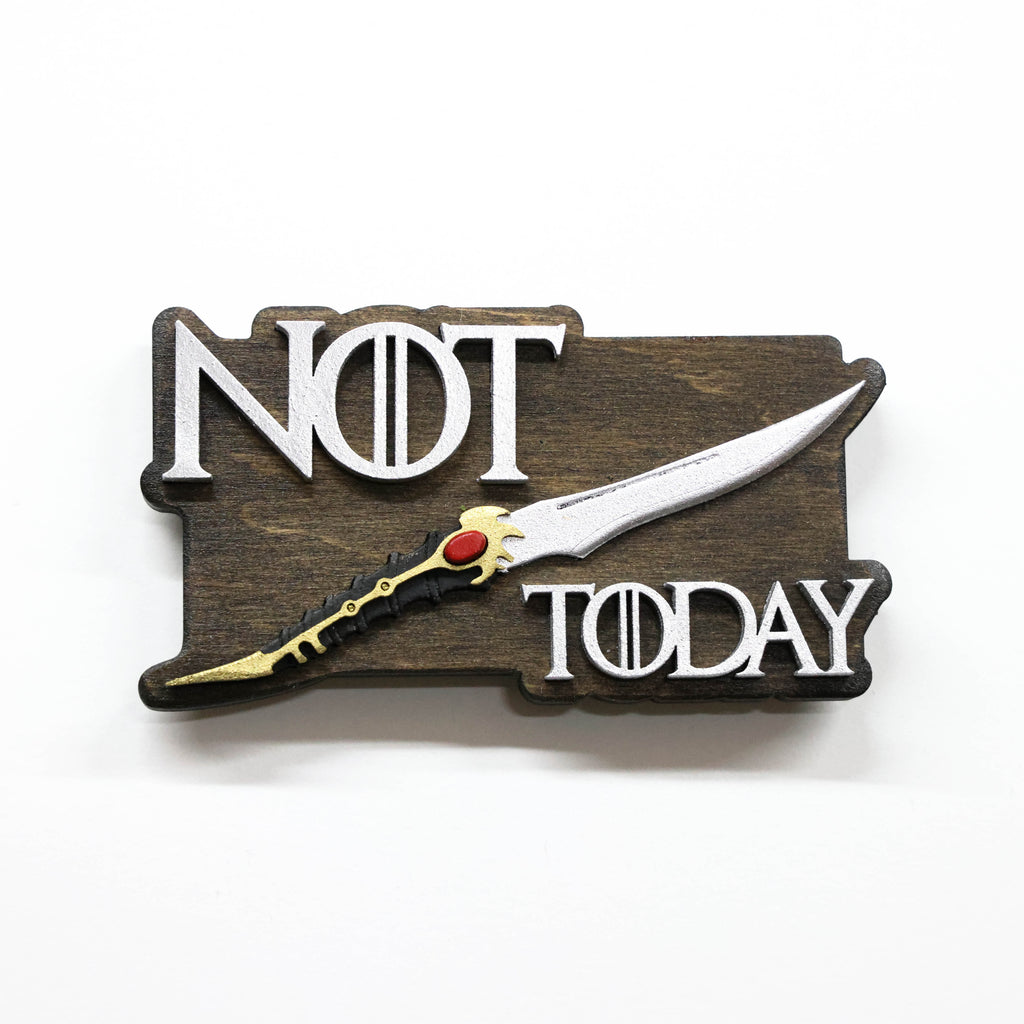 მაცივრის მაგნიტი: Game of Thrones - Not Today (რელიეფური)