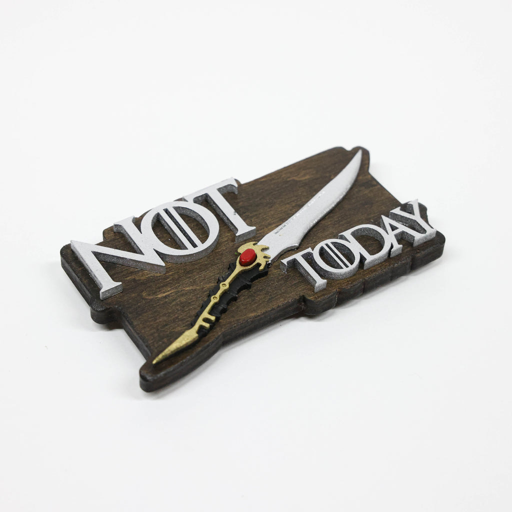 მაცივრის მაგნიტი: Game of Thrones - Not Today (რელიეფური)