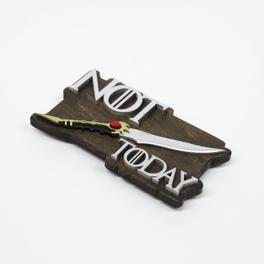მაცივრის მაგნიტი: Game of Thrones - Not Today (რელიეფური)