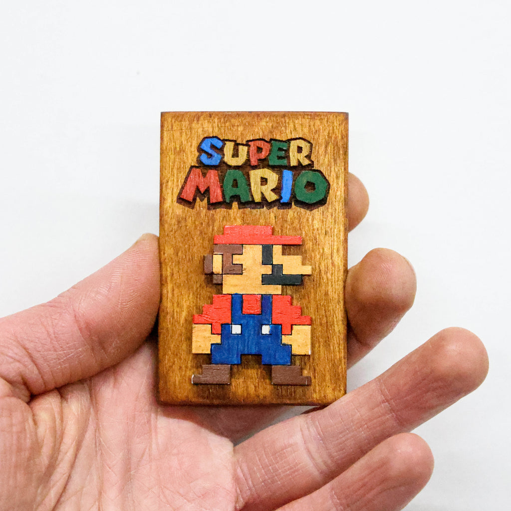 Fridge magnet: Mario