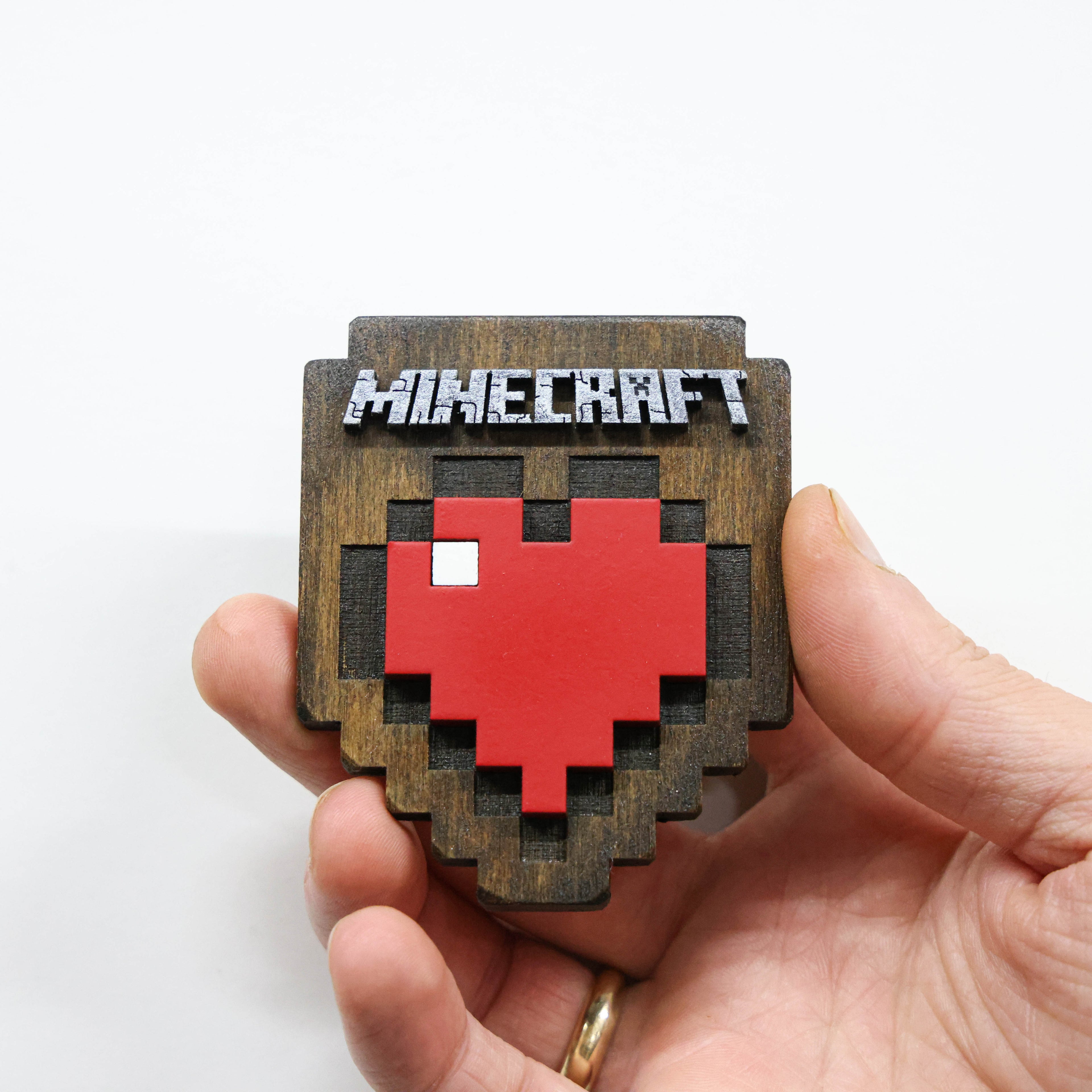 მაცივრის მაგნიტი: Minecraft Heart