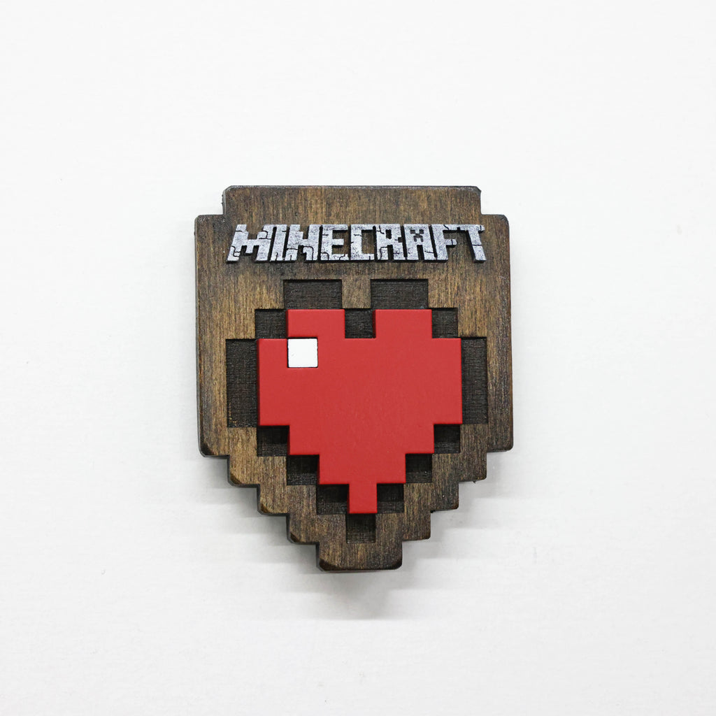 მაცივრის მაგნიტი: Minecraft Heart