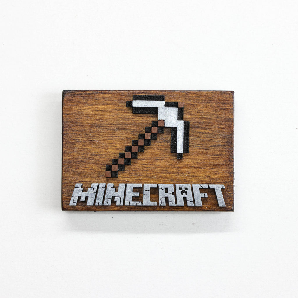 მაცივრის მაგნიტი: Minecraft Pickaxe mini