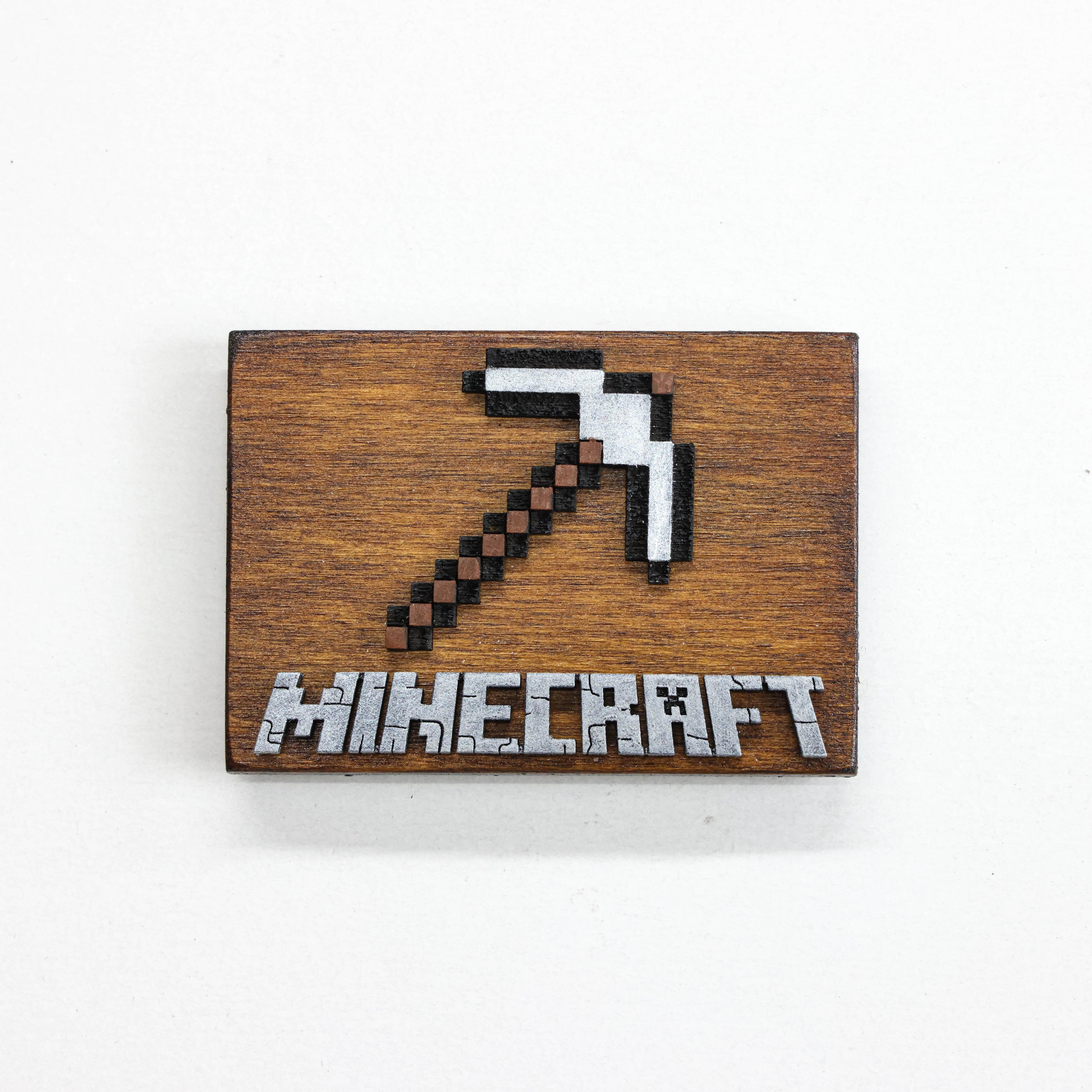 მაცივრის მაგნიტი: Minecraft Pickaxe mini