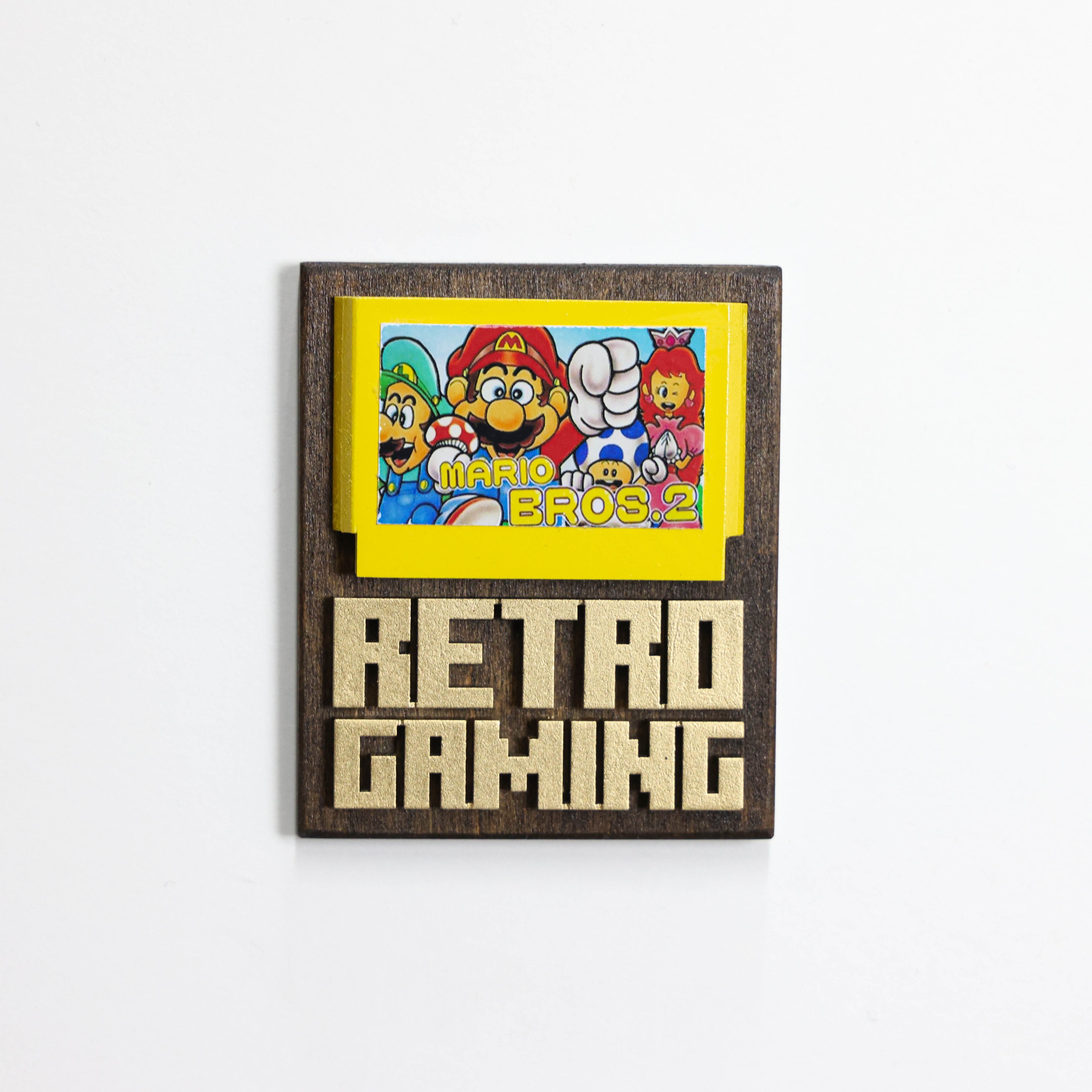 მაცივრის მაგნიტი: Mario Cartridge – Retro Gaming
