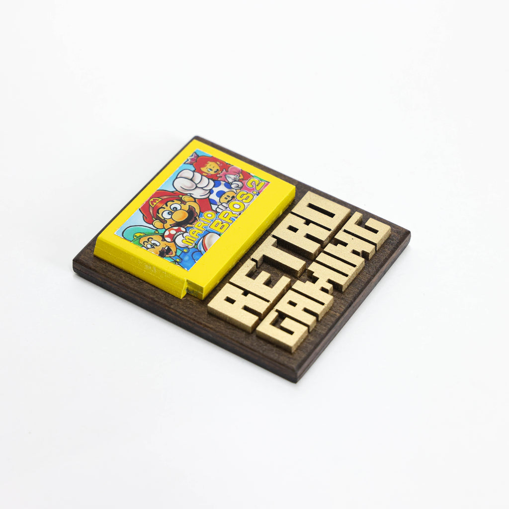 მაცივრის მაგნიტი: Mario Cartridge – Retro Gaming