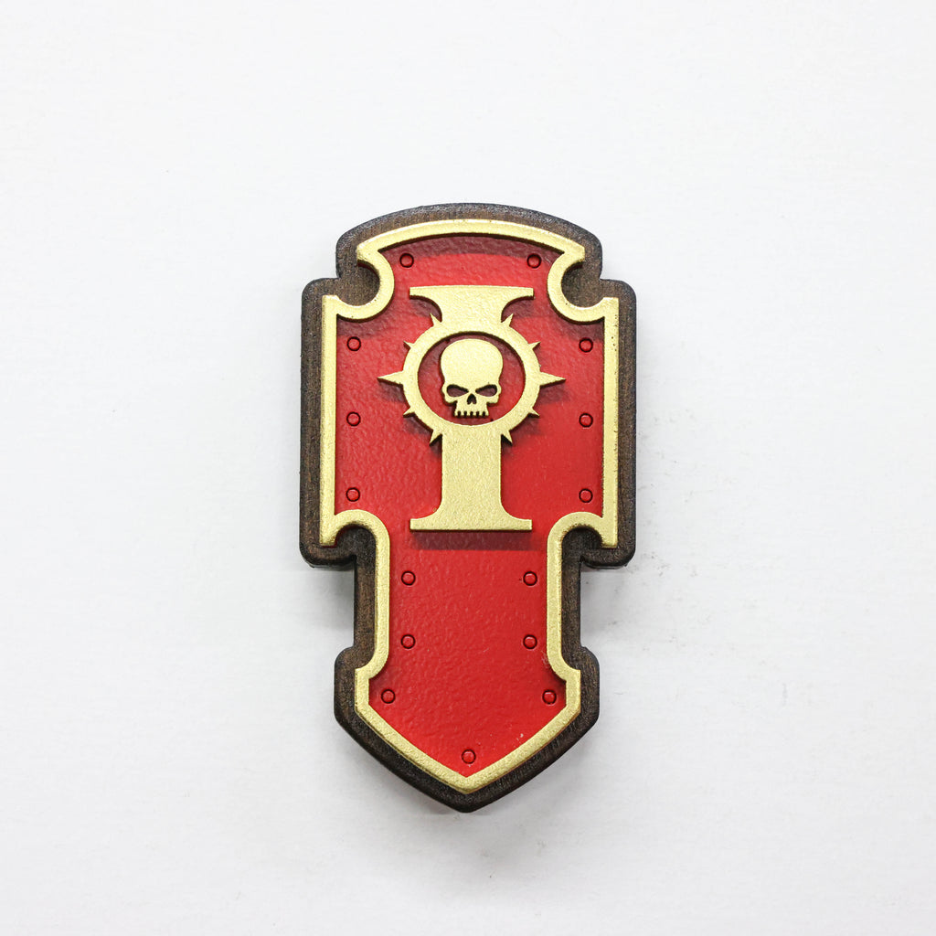 მაცივრის მაგნიტი: Warhammer (ფარი)