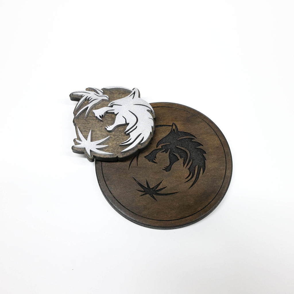 Witcher - fridge magnet & coaster set