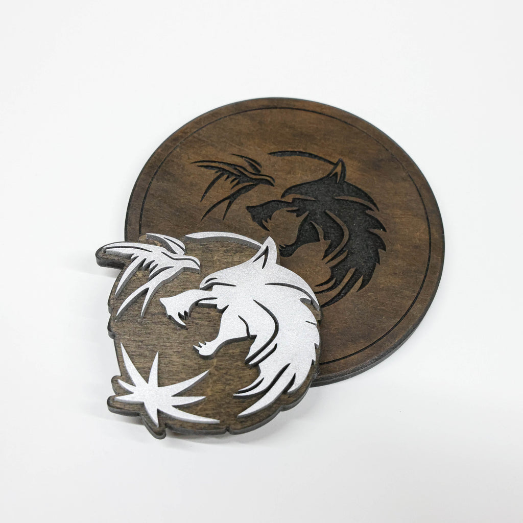 Witcher - fridge magnet & coaster set