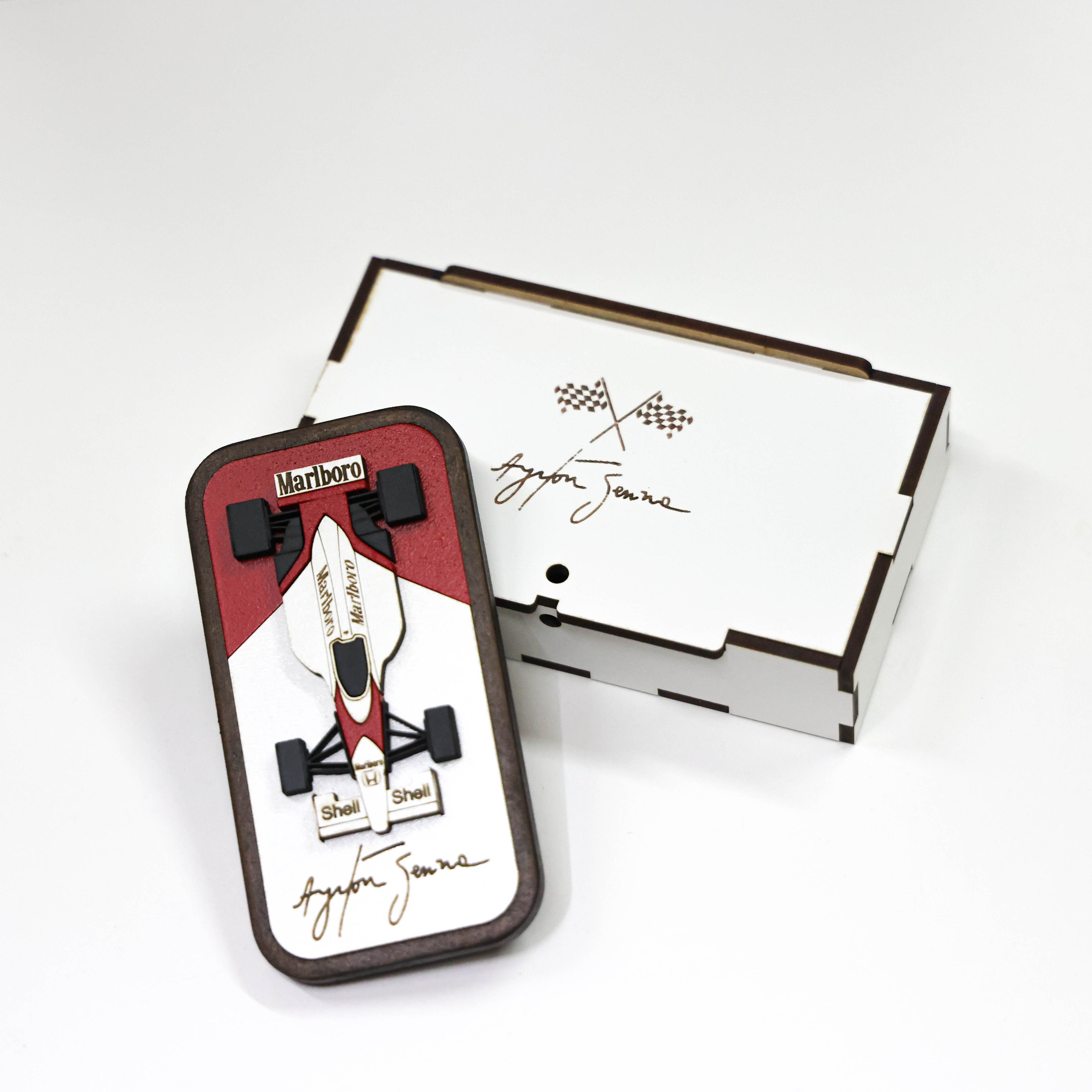 მაცივრის მაგნიტი: Formula 1 - Ayrton Senna
