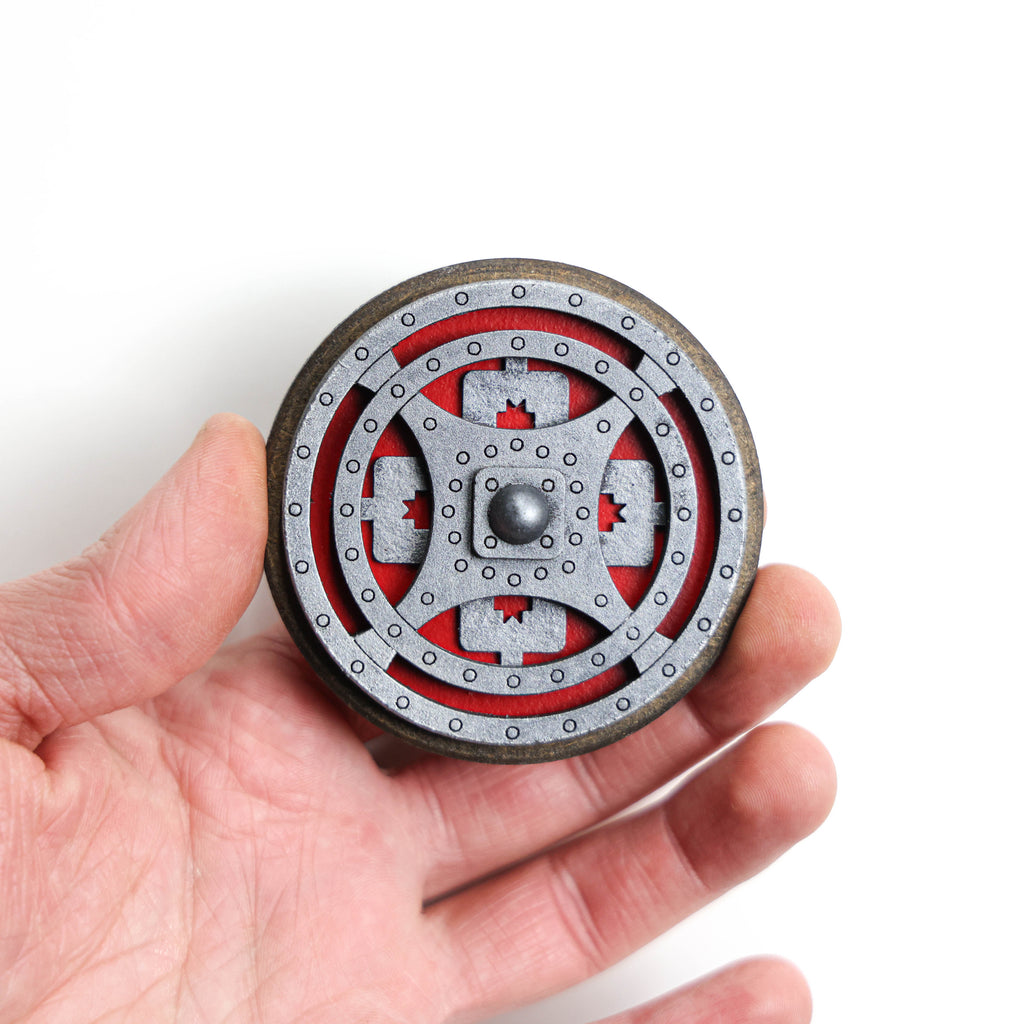 Fridge magnet: Khevsurian shield