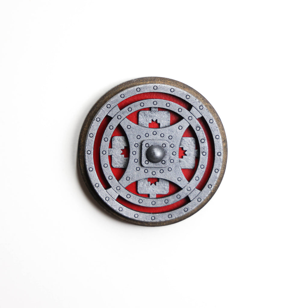 Fridge magnet: Khevsurian shield