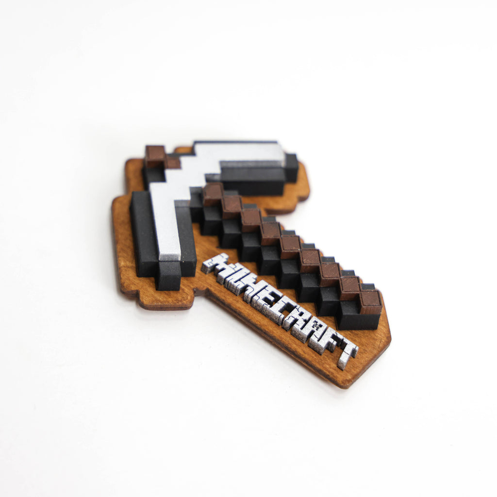 მაცივრის მაგნიტი: Minecraft Pickaxe