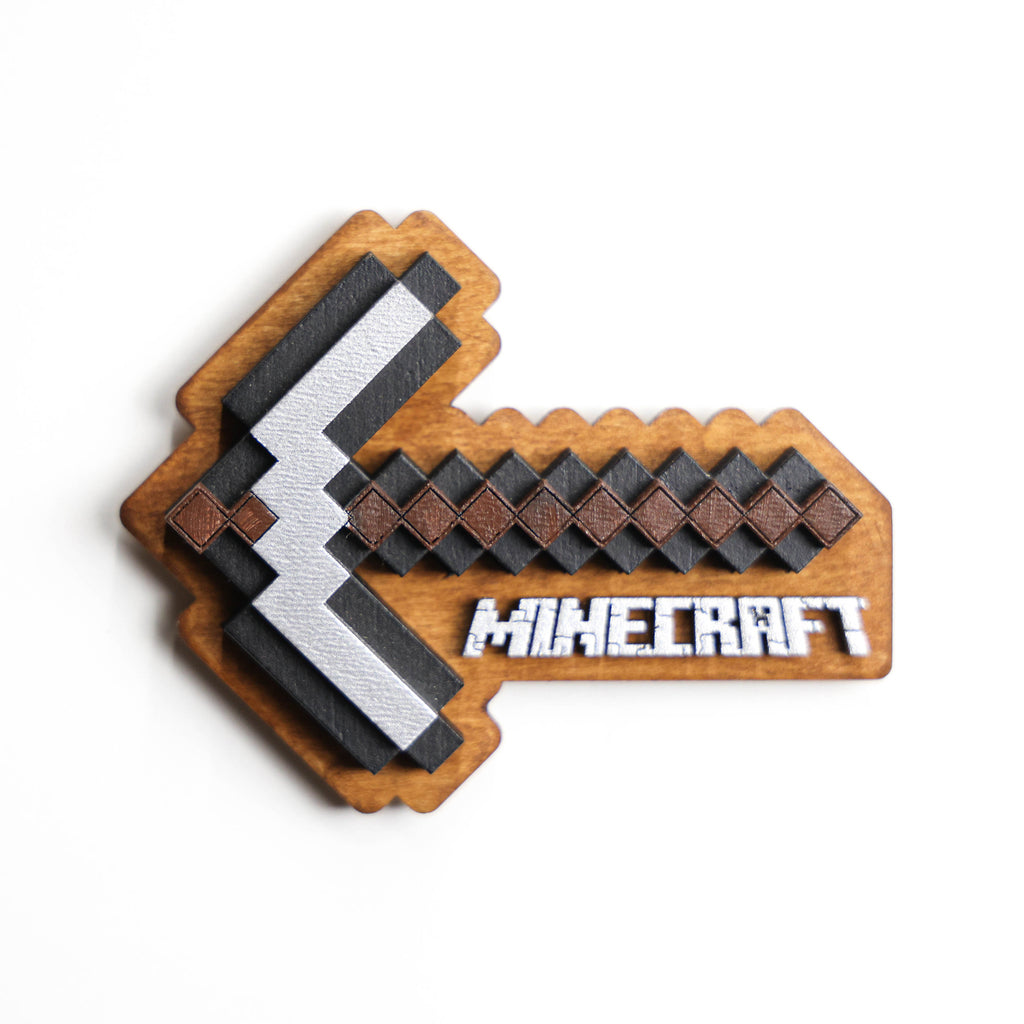 მაცივრის მაგნიტი: Minecraft Pickaxe